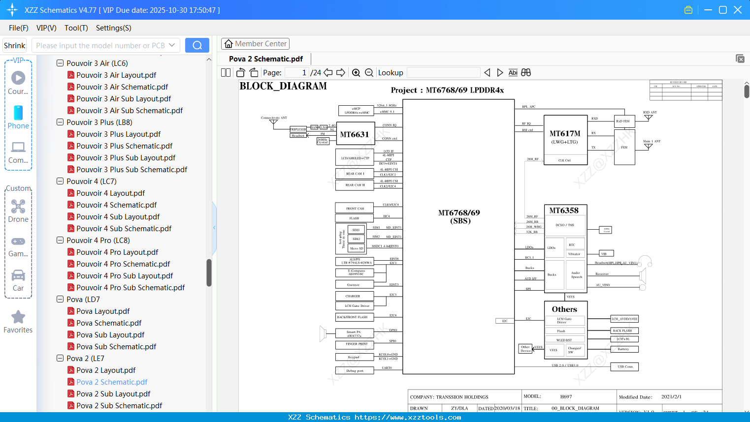 Tecno Pova 2 Schematic